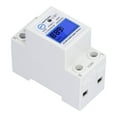 LCD Digital Electricity Meter Single Phase DIN Rail Installation