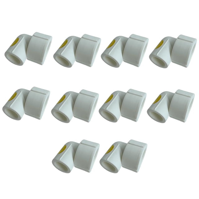 10 piezas codo PPR Accesorios de tubería conectores Sharpla suministro de calefacción L32x20