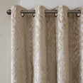 thumbnail image 2 of Gracie Mills Cyra Damask Total blackout grommet top curtain panel - GRACE-9809, 2 of 3