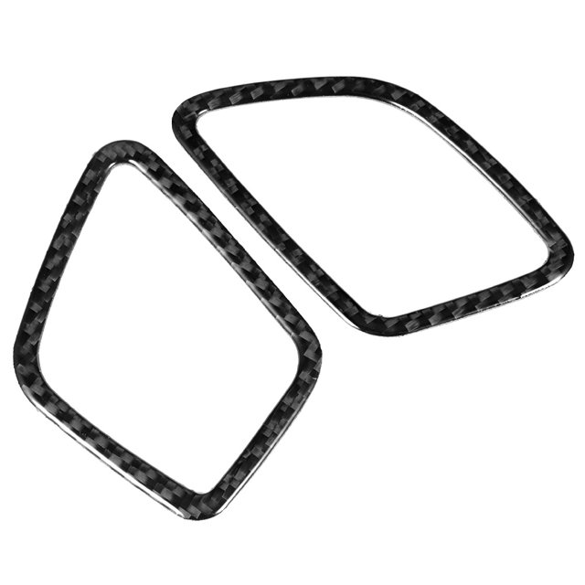 Decoración de salida de aire, 2 piezas de fibra de carbono, cubierta de fibra de carbono, decoración de salida de aire, durabilidad probada en el tiempo