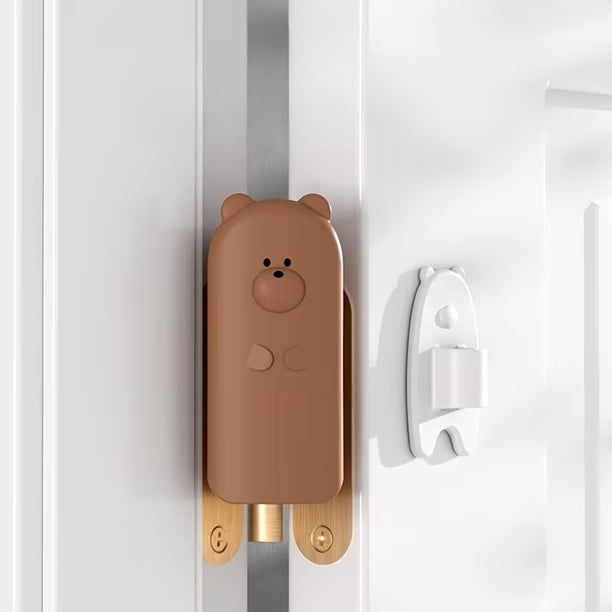 Tope de puerta de seguridad - Tope de puerta antipellizco y anticolisión for seguridad del hogar - Ideal for niños y mascotas
