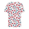 thumbnail image 5 of VerPetridure Womens American Flag Tank Tops Patriotic Shirts for Women 4th of July Tanks Top Loose Fit Summer V-Neck Tees Top, 5 of 5