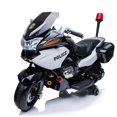 thumbnail image 2 of KidsVIP 24V Police Officer 2 Seater Ride On Motorcycle with Rubber Wheels, Music & Siren, 2 of 7