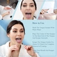 thumbnail image 5 of Limpiador raspador de lengua, remedio para el mal aliento, mango flexible y agarre cómodo, aliento fresco, 5 of 5