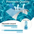 thumbnail image 3 of GAOBAO Waterproof Phone Pouch, IPX8 Cell Phone Dry Bag Case with Lanyard, Compatible with iPhone/Samsung, Up to 8.3", 2 Pack, 3 of 7