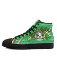 thumbnail image 3 of Into The Garden Skull High Top Canvas Shoes Sneakers Black Size 8.5, 3 of 7