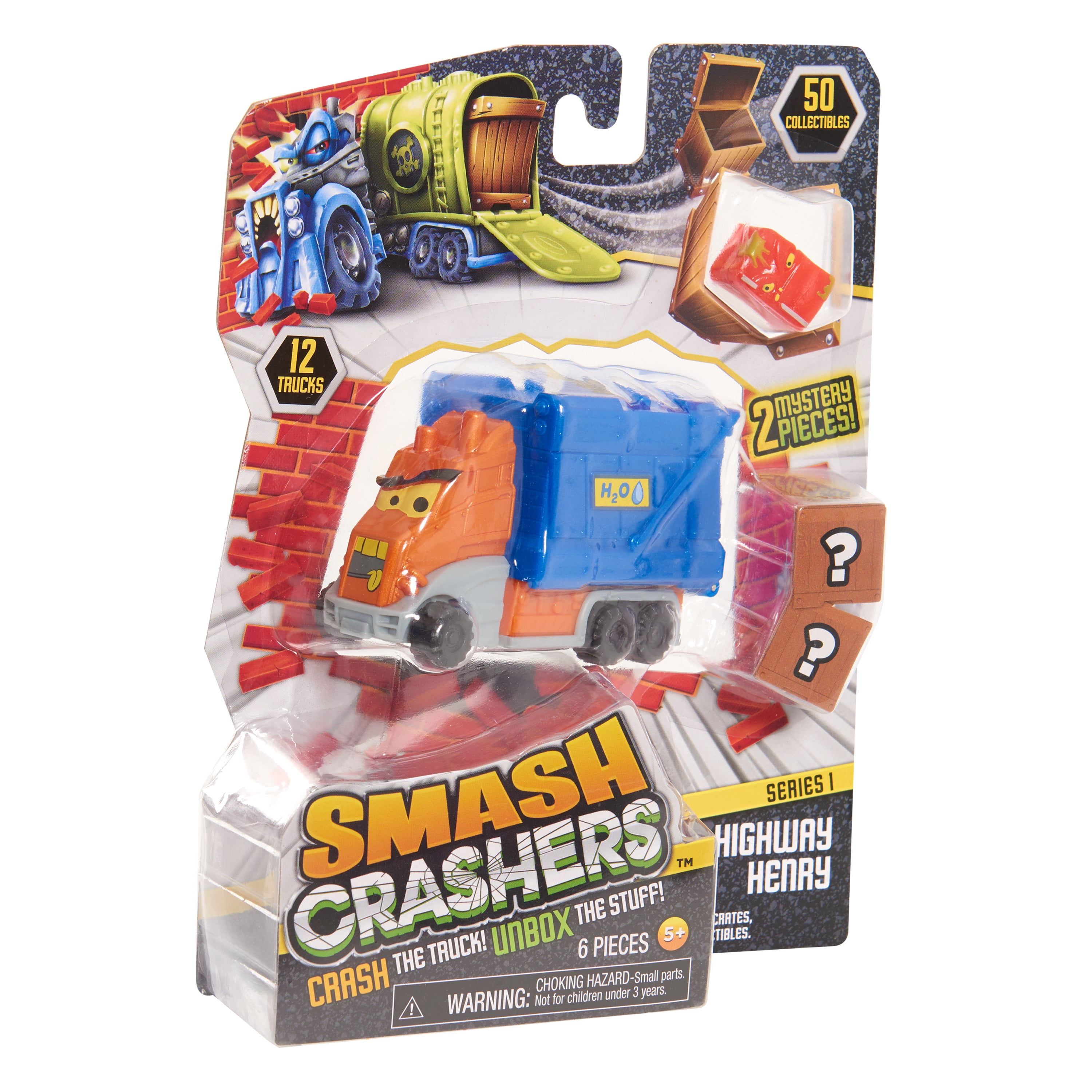 Smash Crashers 3-Pack, Turnpike Ted, Rusty Rigs & Willy Waste