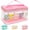STUFF-Pink, variant on 2 Pcs Chenille Letter Clear Makeup Bags FaceHair Pouch, Preppy Patch Travel Face Bag Zipper with Handle, Travel Hair Bags for Hair Stuff Waterproof Cosmetic Toiletry Storage for Women Girl(HAIR+FACE)