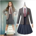 thumbnail image 2 of Disfraz de Roald Dahls Matilda el musical para niños, disfraz de lana para cosplay, uniforme escolar, conjunto de ropa para fiesta de Halloween, traje para mujer, 2 of 4