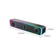 thumbnail image 3 of Suncoda Consumer Electronics, Bluetooth & Wired Computer Dual-speaker Audio Desktop Home Laptop Small Audio USB Wired Speakers Subwoofer Audio, 3 of 9