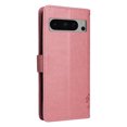 thumbnail image 2 of TECH CIRCLE for Google Pixel 8 Pro Wallet Case, Flip Folio Tree Embossed PU Leather Kickstand Credit Card Holder Magnetic Wrist Strap Protective Women Case for Google Pixel 8 Pro 6.7" 2023, Pink, 2 of 10