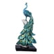 thumbnail image 3 of Estatua decorativa de pavo real, escultura decorativa de pavo real para gabinete L azul, 3 of 9