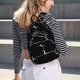 thumbnail image 5 of Disketp Animal Bulldog print Canvas Backpack Lightweight Travel Daypack Student Rucksack Laptop Backpack-, 5 of 5