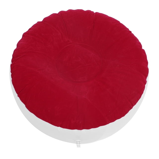 Taburete Inflable Flocado, Ligero Y Portátil, Flocado Cómodo, Presión Reducida Y Relajación, Adecuado Para Acampar Y Picnic