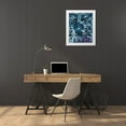thumbnail image 3 of Adkin, Arielle 26x32 White Modern Wood Framed Museum Art Print Titled - Indigo Patterns II, 3 of 4