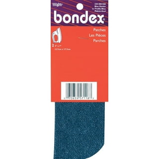 Bondex Light Multi-Color Denim 2x3 Fabric Iron-on Patches, 8
