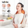 thumbnail image 2 of Masajeador eléctrico Shiatsu en forma de U para espalda, cuello, hombros y cuerpo, masajeador infrarrojo calentado 4D para amasar el coche/el hogar, dispositivo de chal de masaje Tan Jianjun unisex, 2 of 2