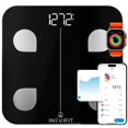 thumbnail image 1 of Báscula inteligente de grasa corporal INEVIFIT, analizador digital de composición corporal con Bluetooth de alta precisión para baño. Mide peso, grasa corporal, agua, músculo, grasa visceral y masa ós, 1 of 5