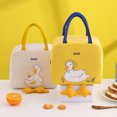 thumbnail image 6 of Sulaicai Cute Insulated Lunch Tote Bag, Cartoon Duck Printed Reusable Thermal Food Handbag, Portable Cooler Pouch for Work, Picnic, Outdoor Travel, 6 of 9