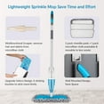thumbnail image 2 of SUPTREE Microfiber Spray Floor Mops for Floors Cleaning Kitchen Mop with 3 Washable Mop Pads,440ML Refillable Bottle Dust Dry Wet Mop, 2 of 7