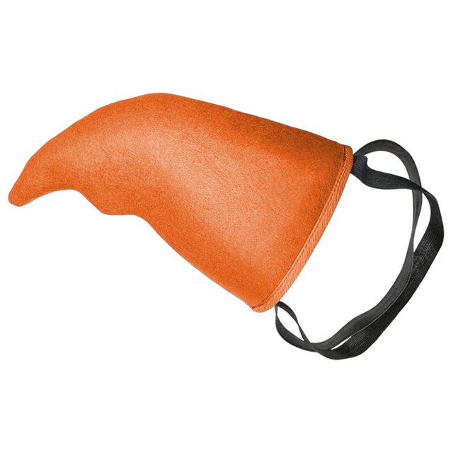 Mochila con forma de aleta de pez, ligera, disfraz de pez para club, vacaciones y festivales. Naranja