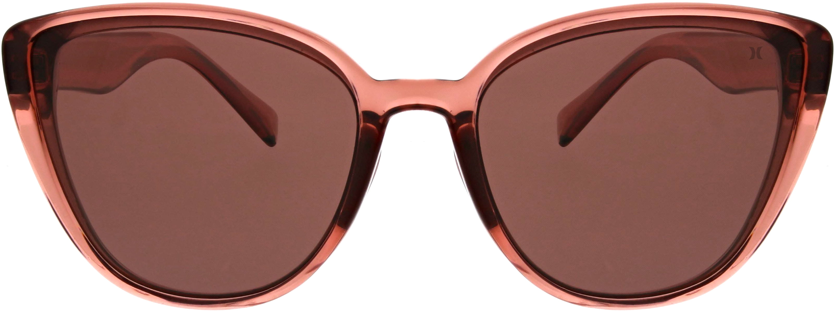 Hurley Tampa - HSL1003PS_652, cateye sunglass, crystal rose frame & solid rose polarized lens + ar coating