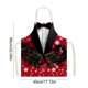 thumbnail image 3 of Delantal navideño para adultos | Delantal de cocina ajustable con bolsillo frontal | Delantal de poliéster de 45 x 56 cm para hornear, asar y pintar, 3 of 5