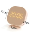 thumbnail image 2 of Despertador digital, despertador lindo llevado magnético multifuncional del sensor elegante para los niños, 2 of 4