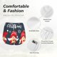 thumbnail image 4 of Balery Cute Christmas Gnomes (2) Pantalones cortos deportivos para mujer con forro y dos bolsillos, elásticos, para entrenamiento, gimnasio, yoga-X-Large, 4 of 7