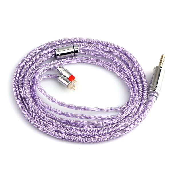 Cable IEM Linsoul Tripowin Zonie de 16 núcleos chapado en plata, 1,25 m
