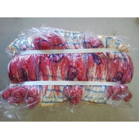 300 Pairs Working Glove Cotton/poly with Red Latex Coated