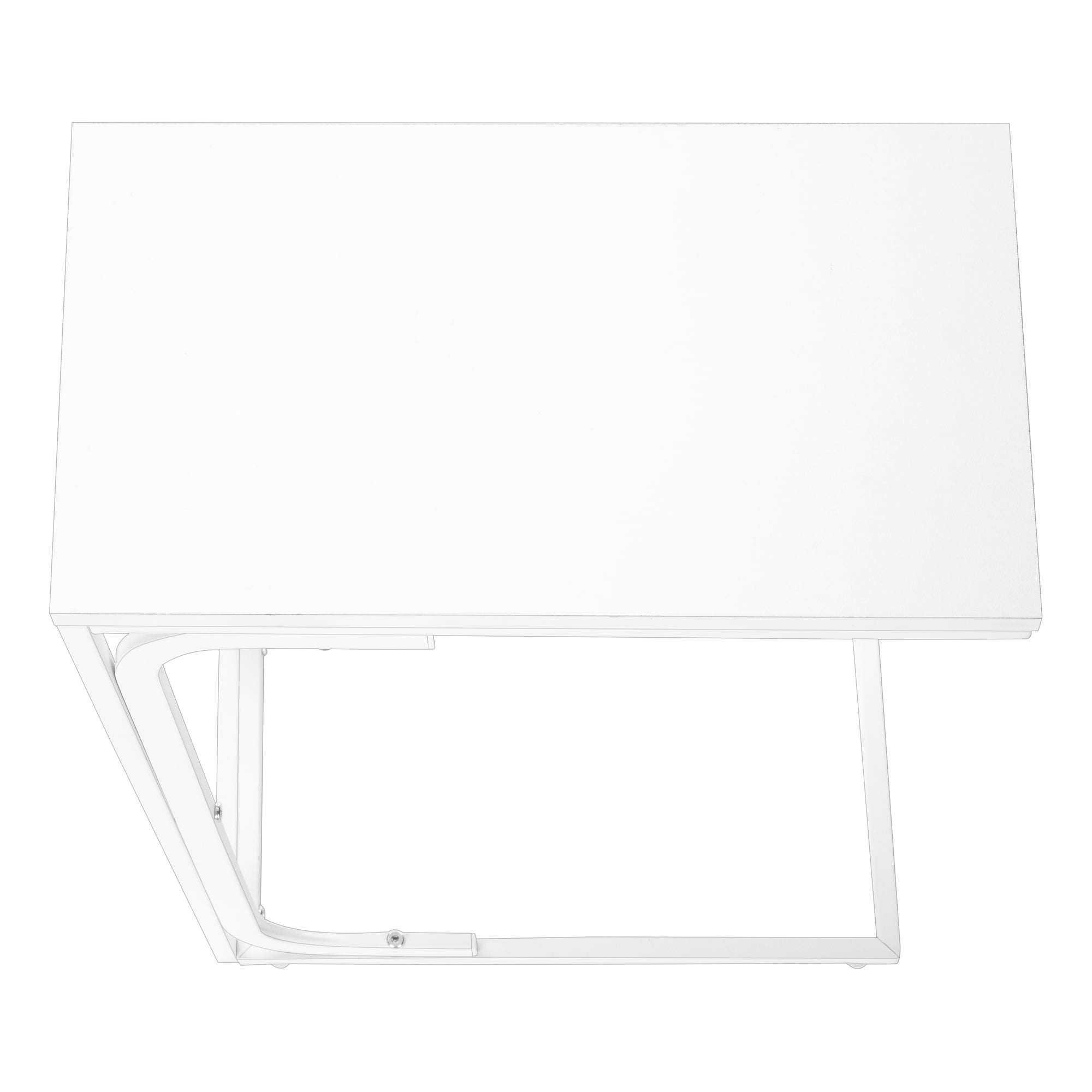 MAYEERTY Accent Table, C-shaped, End, Side, Snack, Living Room, Bedroom, Contemporary, Modern