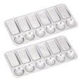 thumbnail image 3 of 2 Pcs Metal Tray Watercolor Paint Case Painting Pigment Tray Art Paint Tray Watercolor Tin, 3 of 3