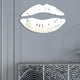 thumbnail image 5 of Forma de labio de plata Vinilo de pared Clear flexible Superficie lisa efecto reflectante Decoración del dormitorio para el fondo del hogar Decoración de arte 6 piezas Kearding HA012026-00, 5 of 7