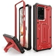 thumbnail image 1 of ArmadilloTek Vanguard Case Compatible with Samsung Galaxy S20 Ultra (6.9 inches) Military Grade Full-Body Rugged with Built-in Kickstand [Screenless Version] - Red, 1 of 4