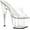 Clear, variant on Women's Pleaser Adore 701 Platform Slide Stiletto Sandal