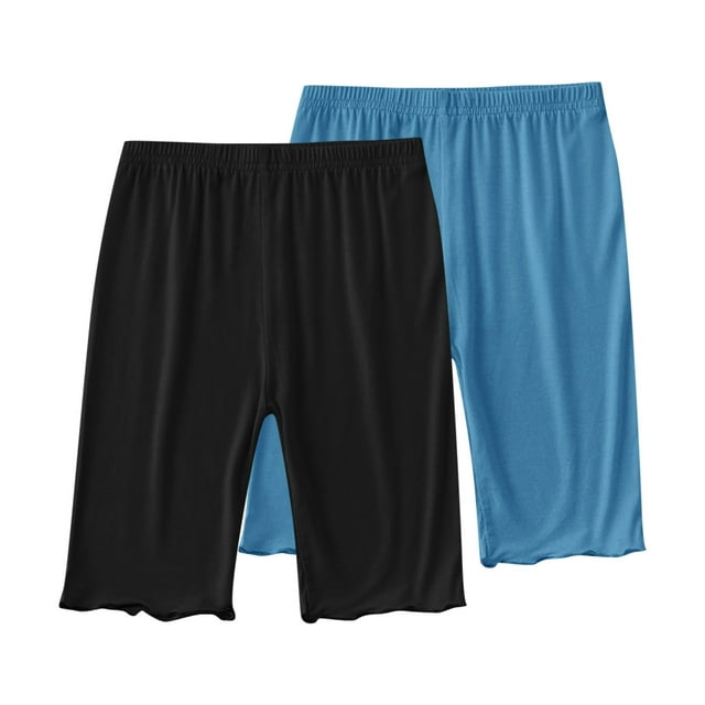 hengsof Two Piece Girls' Dress Inner Lining Dance Cycling Shorts Children's Sports Safety Shorts Suitable for Playgrounds Gyms and Other Sports Venues