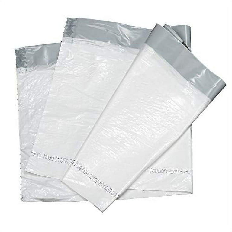 Aluf Plastics 21 gal. 1 Mil White Trash Bags 28 in. x 34 in. Pack of 45 for Bathroom, Bedroom, Office and Kitchen