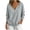 Gray, variant on Jaunzuar Sweatshirt for Women Long Sleeve V Neck Solid Color Pullover Sweatshirts Loose Soft Casual Tops XXL