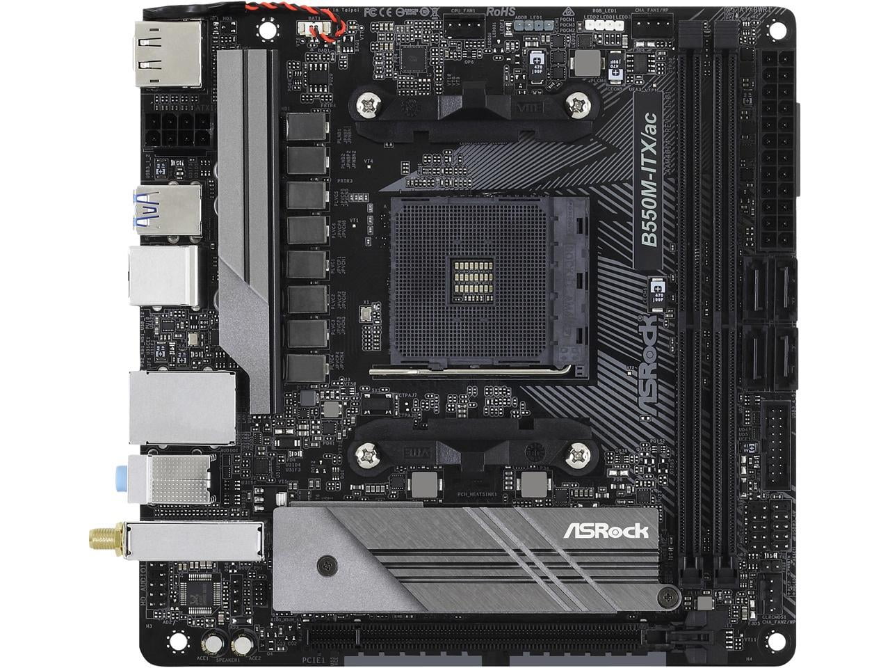 ASRock A520M-HDV Micro ATX AMD Motherboard, AM4 AMD A520 SATA 6Gb