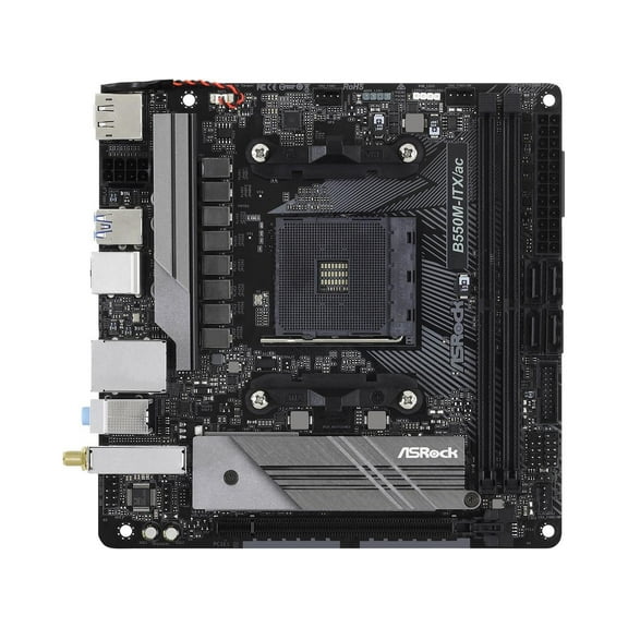ASRock B550M-ITX/AC AM4 AMD B550 SATA 6Gb/s Mini ITX AMD Motherboard