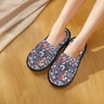 thumbnail image 5 of Slippers for Women, Paisley Print No.J92 Womens Slippers Fuzzy Winter House Shoes, Soft Anti-Skid Slippers Indoor and Outdoor, 5 of 5