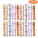thumbnail image 3 of 24 piezas hawaiano colorido Leis collar de flores artificiales guirnalda clásica cuello bucle Tropical Luau favores de fiesta playa Hula baile vestido accesorio de vestuario, 3 of 6
