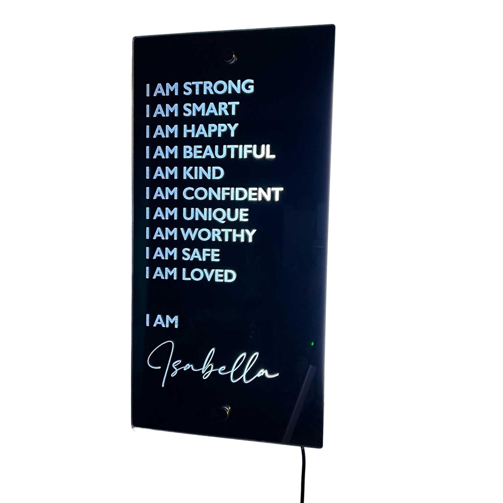 Affirmation Mirror Wall Mirrors for Bedroom Affirmations Wall for