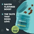 thumbnail image 6 of Mighty Paw Waggables Dog Probiotics Chews, Digestive Enzymes Supplement, Bacon Flavor, USA, 120 ct, 6 of 10