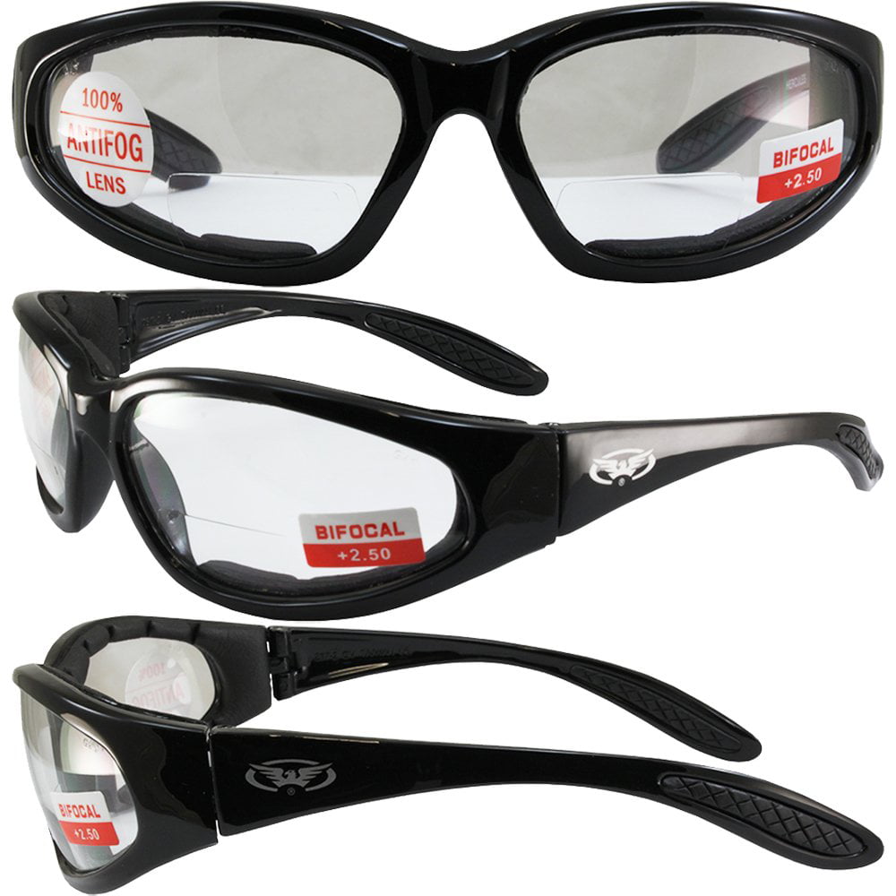 Driving Glasses Black Frames Global Vision Chicago Motorcycle Riding Glasses