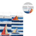 thumbnail image 5 of Yayeee Shower Curtain with Hooks 72"x72" Waterproof Fabric Bathroom Hanging Decor, Blue Sailboats, 5 of 5