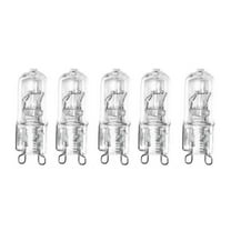 Anyray A1728Y (5)-Pack G9 120V 75W T4 Clear Bulb Bi Pin 130 Volt 75 Watt
