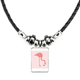 thumbnail image 1 of esperando flamingo patron collar a mano colgante de cuerda de cuero Unbranded M, 1 of 3
