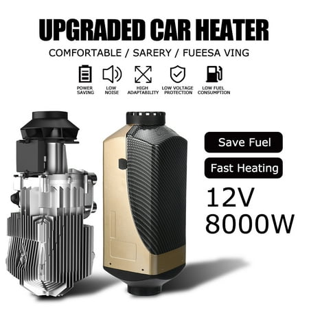8KW 12V Air Diesel Heater Diesel Parking Heater Upgrade Thermostat Control for RV Bus Car Motorhome (Best Used Diesel Motorhome For The Money)